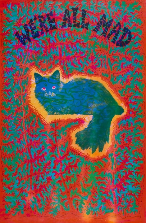 サイケデリックなチェシャー猫のポスター
